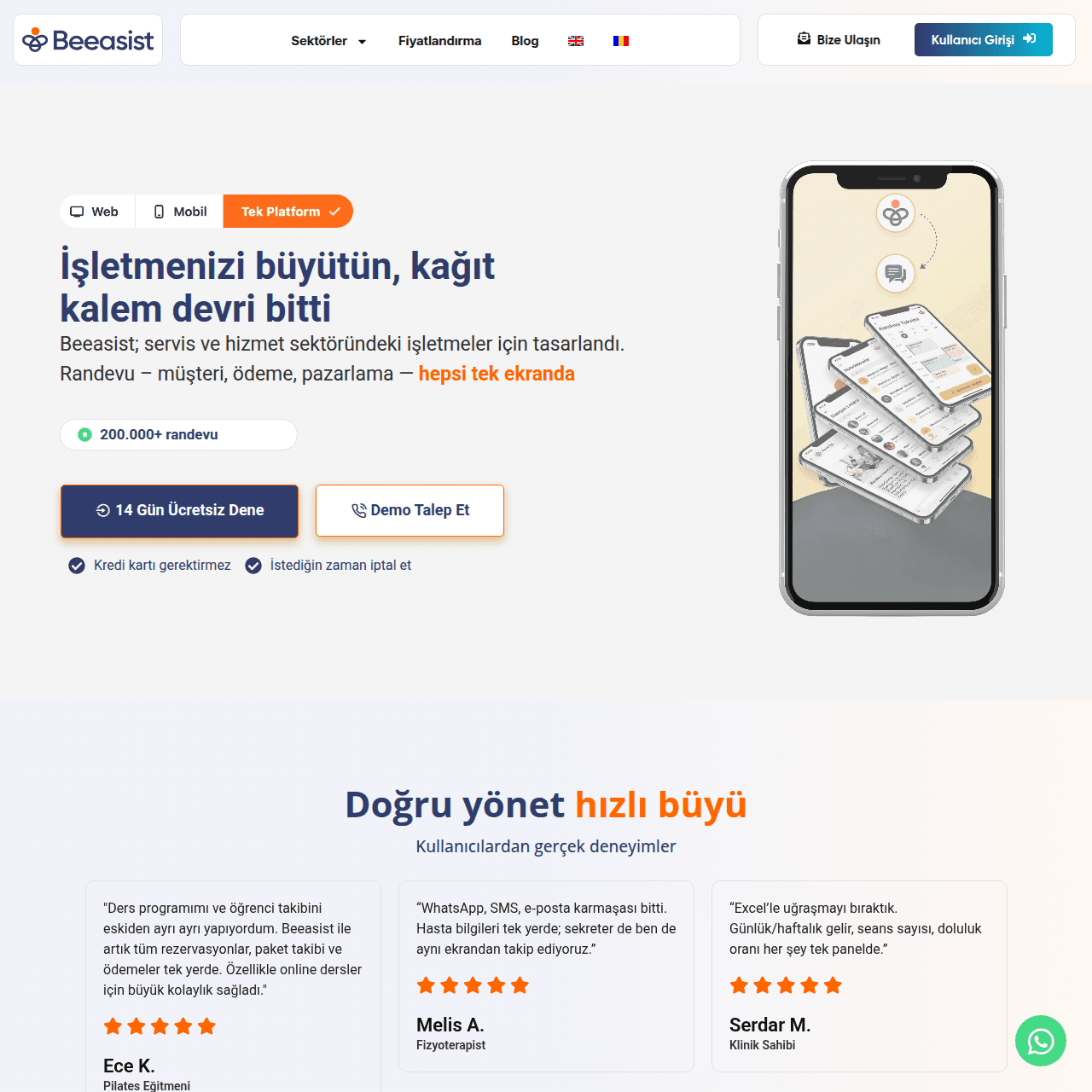 Appointment & Client Management SaaS Platform - Beeasist